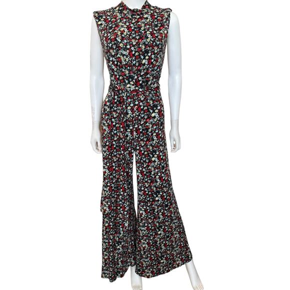 New ~ FREE PEOPLE ~ Vacation Cruise One Piece Jumpsuit  S Viscose - Picture 1 of 11